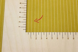 Пестрядь Средняя полоска на св.золотисто-оливковом, СОРТ2, ш.1.40м, хл-95%, п/э-5%, 140гр/м.кв - Купава фото 5