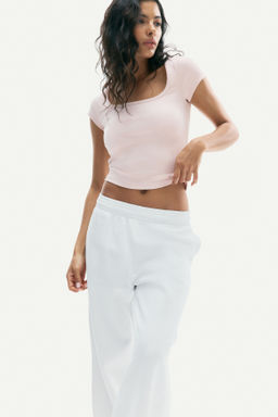 Camiseta de canal? con ribete de picot - H&m фото 7