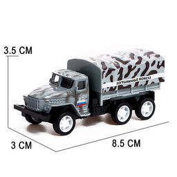 Грузовик металлический УРАЛ, инерция, масштаб 1:64, МИКС - Автоград фото 2