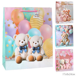 Пакет подарочный 17х24x8см / 1634-S /уп 12/1200/ Пакет подарочный 17х24x8см / 1634-S /уп 12/1200/