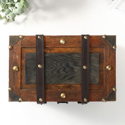 Шкатулка для украшений «Сундук. Ремо», дерево, 29×18×18 см