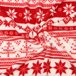 Плед Этель. Новогодний узор, 150?200 см, корал-флис