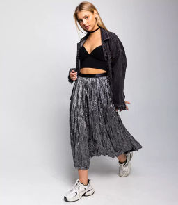 Юбка #КТ8153, серый