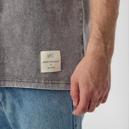Футболка мужская MIST из вареного хлопка, серый, р-р M