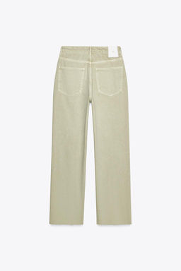JEANS Z.02 STRAIGHT ANKLE HIGH-WAIST - Zara фото 8