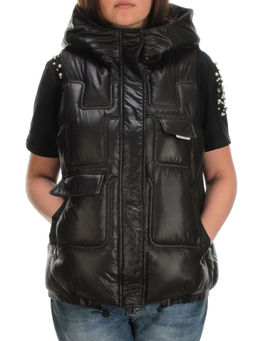 GB18401-2010-C BLACK Жилет женский демисезонный (120 гр. холлофайбера) - Фабричный китай фото 2