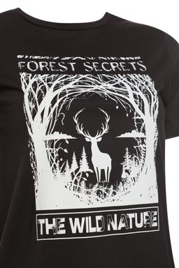 Siyah %100 Organik Pamuk Bask?l? Basic Orme T-Shirt - Trendyolmilla фото 7