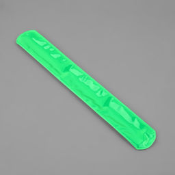 Цена за 9 шт. Светоотражающий слэп-браслет, самофиксирующийся, 22×3 см, цвет МИКС