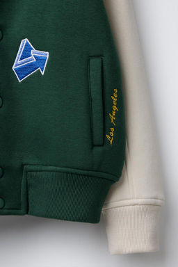 VARSITY PATCH BOMBER JACKET - Zara фото 4