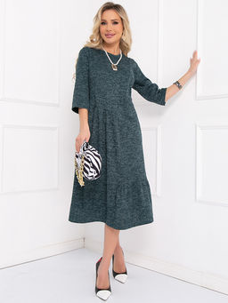 ПЛАТЬЕ КАМПАНО (ИЗУМРУД) - Bellovera фото 2