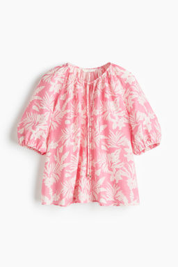 Blusa con mangas globo