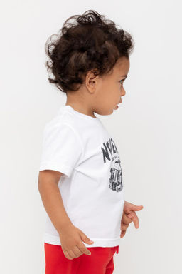 Crockid _ КР 302719/белый к548 фуфайка (футболка) д/мал яс  фото 4