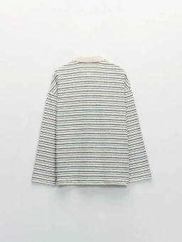 Джемпер с воротником поло / Zarina