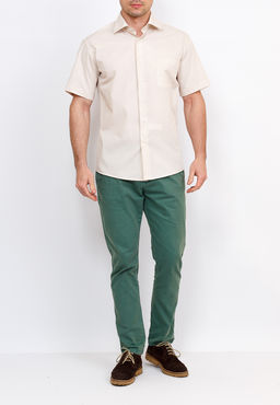 Сорочка мужская короткий рукав GREG 520/309/BG/Z  фото 4