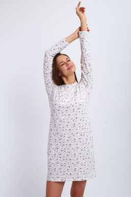 Ночная сорочка длинный рукав из кулирки Соня овечки