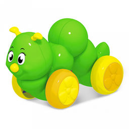 Игрушка-покатушка "Веселая гусеница" 19х11х11,5см, полипропилен, кортонная коробка, "Stellar" (Россия)