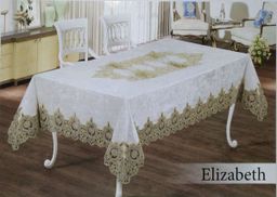 Скатерть EFOR ELIZABETH 160*220 прямоугольная крем