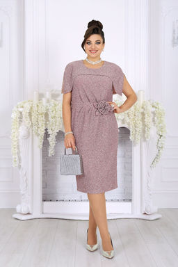 Платье Ninele 7524 пудра