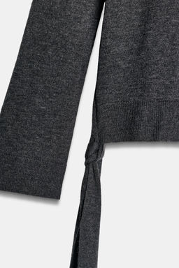 KNIT JUMPER WITH SIDE STRAPS - Zara фото 8