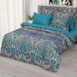 Постельное белье Серебряные нити (сатин Россия) Семейный/Пододеяльник (молния): 2 шт. - 215*145; Простыня: 1 шт. - 215*240; Наволочка (клапан, ушки): 2 шт. - 70*70; Наволочка (клапан): 2 шт. - 50*70 Россия - Артпостель фото 2