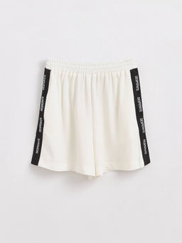 CONTE LS 1596 Шорты с боковыми карманами из фактурной вискозы Desperate off-white