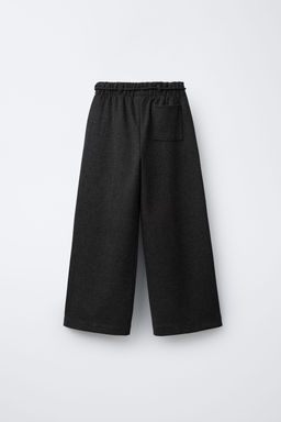 HERRINGBONE WIDE-LEG TROUSERS - Zara фото 2