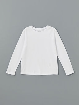 Bisiklet Yaka K?z ?ocuk Ti??rt