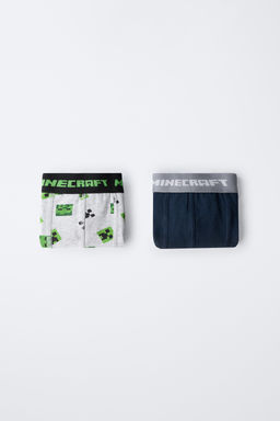 AGES 6-14 / PACK OF TWO MINECRAFT BOXER SHORTS MOJANG AB.