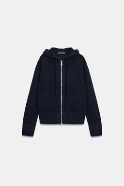 100% WOOL HOODIE - Zara фото 6