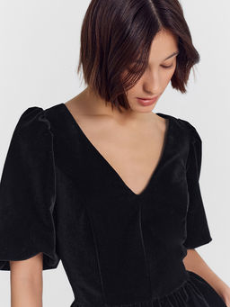 Платье женское новогоднее черное - Mark formelle фото 7