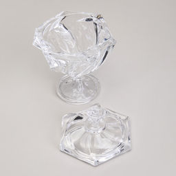 БЛЮДО С КРЫШКОЙ НА НОЖКЕ BOHEMA ДИАМЕТР=11,5 СМ ВЫСОТА=16,5 СМ - Lefard фото 5