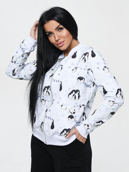 Бомбер женский Пингвины - Милана фото 4