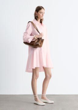 Vestido camisero de talle bajo - H&m фото 4