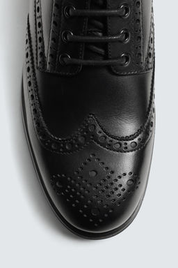 ZAPATO PIEL VESTIR / Negro - Zara фото 6