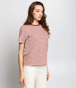 Футболка #КТ8355, бордовый