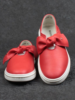 07-PDD69-5 RED Слипоны женские (натуральная кожа)