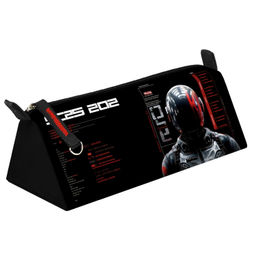 Пенал школьный Феникс+, арт.71990/ 30 КИБОРГ (без наполнения, 20х8,5х6,5 см, полиэстер, молния, субл