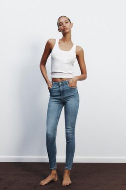 TRF SCULPT HIGH-WAIST JEANS - Zara фото 41