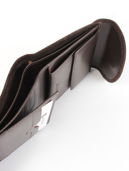 LACCOMA кошелек LA-2075-З-темно-коричневый натуральная замша