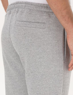 Gri Melanj Slim Fit Pamuk Kar___ml_ E_ofman Alt_
