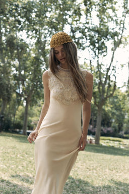 LIMITED EDITION BEADED EMBROIDERED DRESS