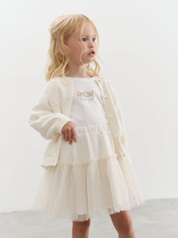 Кардиган Снежинка из смесовой шерсти 0+ - Bungly фото 6