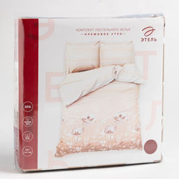 Постельное бельё Этель 2 сп. Кремовое утро175х215 см, 200х220 см, 70х70 см - 2 шт., 100% хлопок, бязь 125 г/м  фото 10