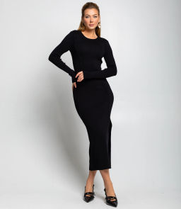 Платье #КТ02179, чёрный