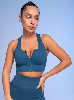 PELICAN, майка-топ спортивная женская, Морская волна фото 6