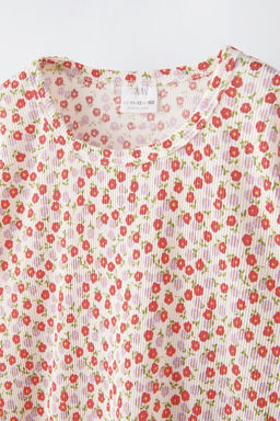 6-14 YEARS/ PYJAMAS WITH FLORAL PRINT - Zara фото 6