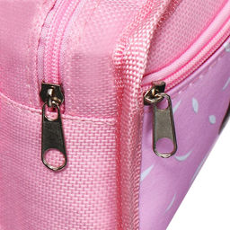 Пенал школьный на молнии Calligrata «Аниме», 2 отделения, розовый