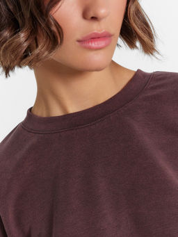 Комплект женский (джемпер, брюки) шоколадный с дизайнерским принтом шоколадная варка 192543 - Mark formelle фото 7