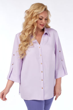 Блуза Элль стиль 2292а сиреневый  фото 4