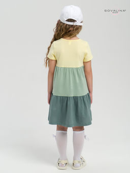 Платье Тия желтый-полынь-хаки - Sovalina фото 12